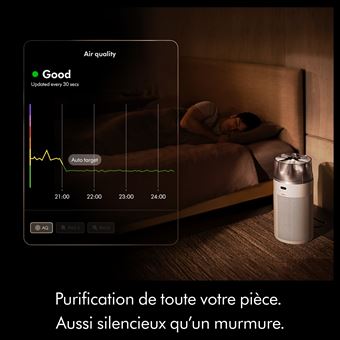 Purificateur D'Air Dyson HushJet 491355-01 – Filtration 360°, Silencieux 24 dB - vue 3