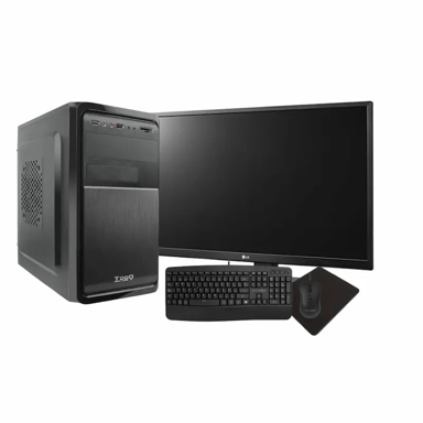 Pack Complet Pc de Bureau POWERPRO A55 RX66, Ryzen 5 5500, RX 6600 8GB, RAM 16GB DDR4, SSD 1TB, Win 11 Pro, Ecran 27'', Périphériques