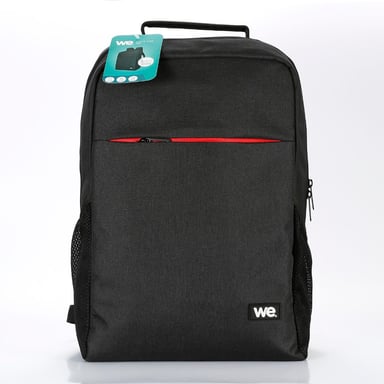 Mochila WE ECO Value 17.1'' en material Eco-responsable rPET 300D y 210D, gris jaspeado oscuro