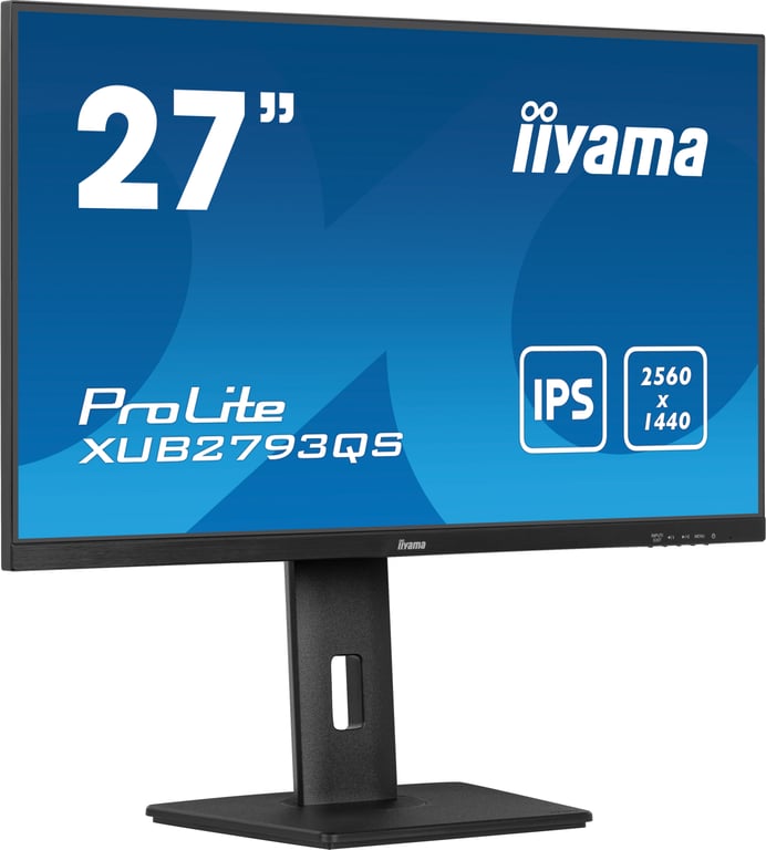 iiyama ProLite XUB2793QS-B7 écran plat de PC 68,6 cm (27 ) 2560 x 1440 pixels Quad HD LED Noir - Neuf
