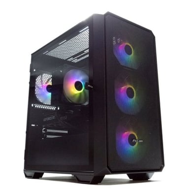 PC Gamer PcCom Ready Intel i5-12400F, RTX 5060 Ti 8 GB, 32 GB RAM DDR4, Ventilazione Mesh ARGB, Vetro Temperato