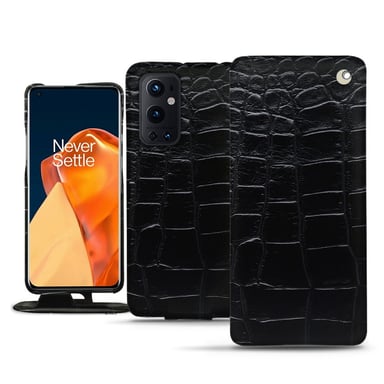 Housse cuir OnePlus 9 Pro - Rabat vertical - Noir - Cuirs spéciaux