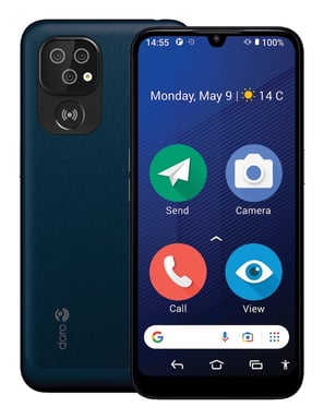 Doro 8200 15,5 cm (6,1'') Android 12 4G USB Type-C 4 GB 64 GB 3000 mAh Nero