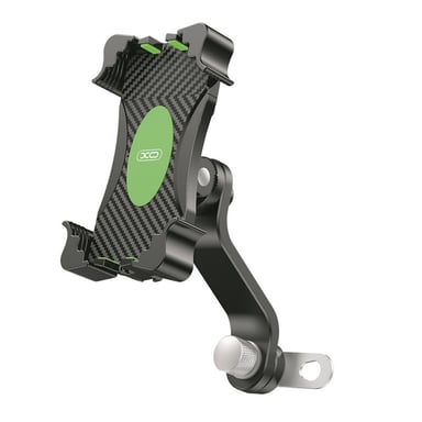 XO C118 Supporto per moto - scooter - quad per smartphone con rotazione e regolazione angolare Nero