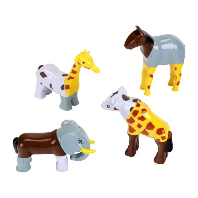 Animaux magnétiques KLEIN 0071 4 grands animaux Funny Puzzle sachet 16 pièces Dès - vue 3