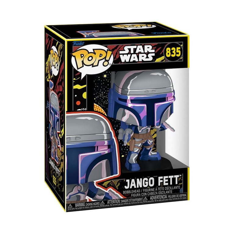Figurine Funko Pop Star Wars May The Fourth S2 Jango Fett Retro - vue 3