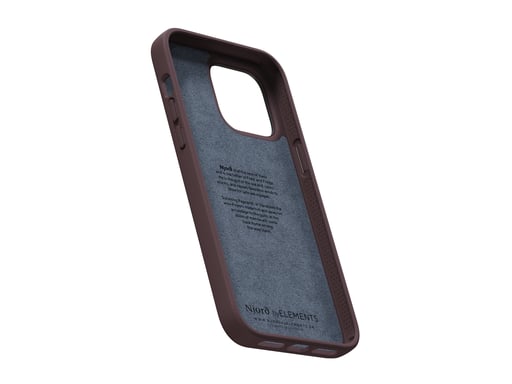 Njord byELEMENTS Genuine Leather coque de protection pour téléphones portables 17 cm (6.7'') Housse Marron Apple (brand) iPhone 14 Pro Max