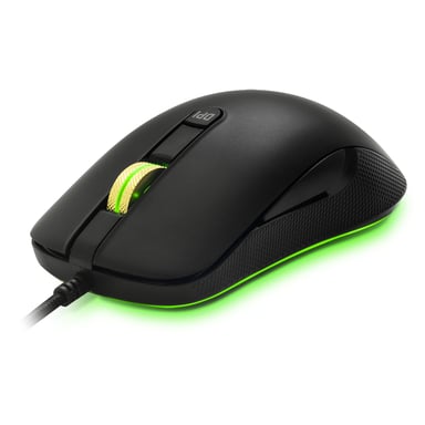 Spirit of Gamer Pro-M6 souris Jouer Ambidextre USB Type-A Optique 4000 DPI