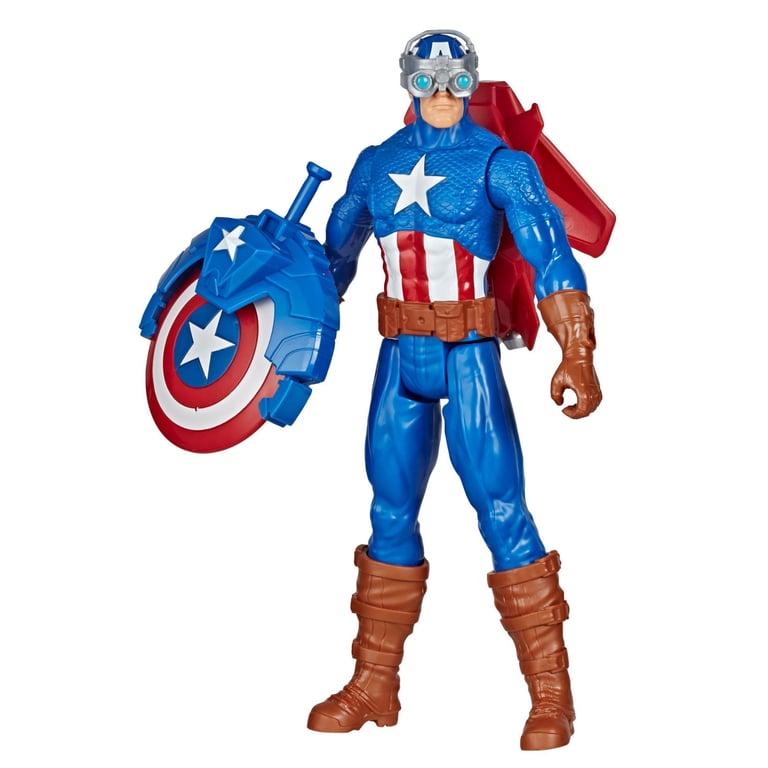 Marvel Avengers Titan Hero Series Blast Gear - Captain America - Neuf