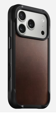 Custodia per iPhone 17 Pro MagSafe in pelle Horween rigida antiurto