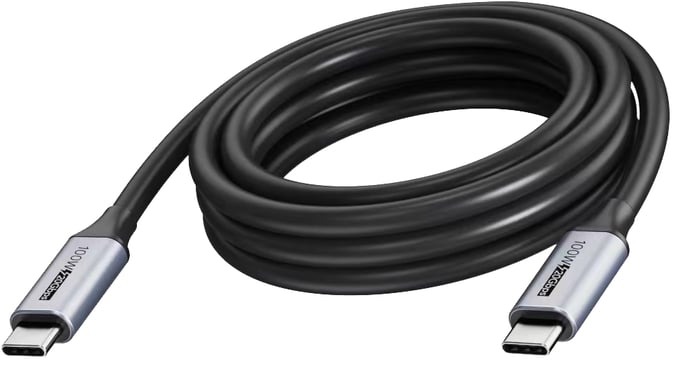 Vision TC 5MUSBC/BL cable USB USB 3.2 Gen 2 (3.1 Gen 2) 5 m USB C Negro, Gris