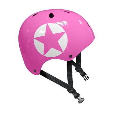 STAMP JH674102 casque de sport Rose, Blanc