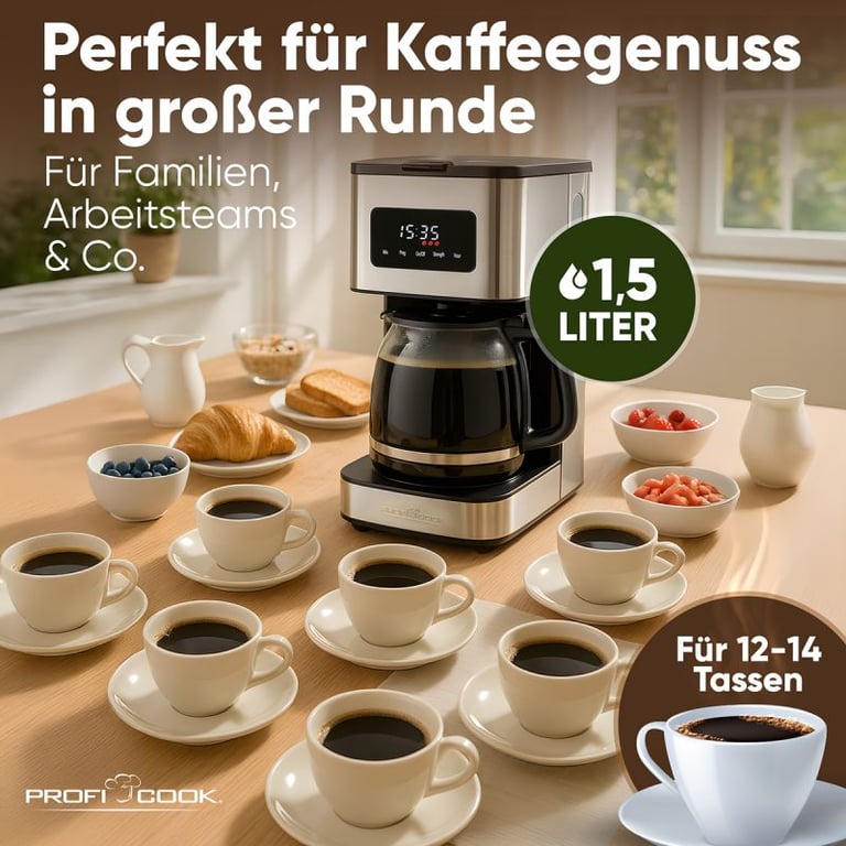 Machine à café Acier inoxydable Proficook PC KA1299 Inox Neuf - vue 2