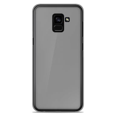 Coque silicone unie compatible Givré Blanc Samsung Galaxy A8 Plus 2018