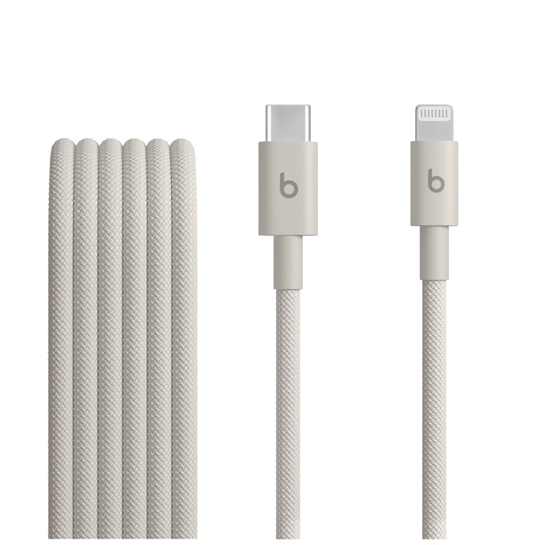 Beats Câble USB-C vers USB-C 1.5 m Gris pour iPhone - vue 2