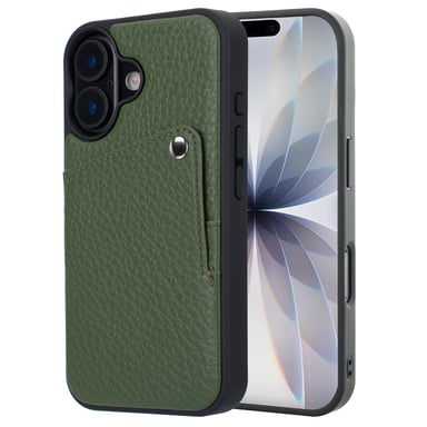 Selencia Coque Riva avec porte-cartes pour Apple iPhone 17 - Sage Green