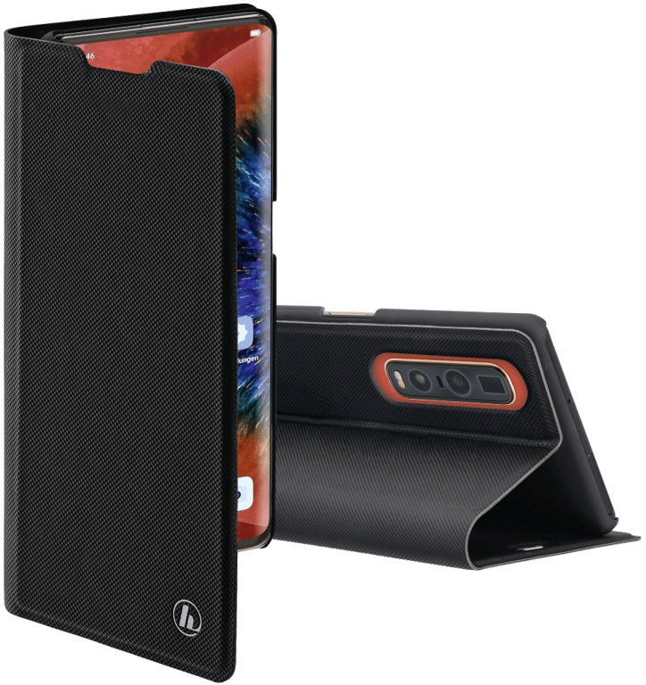 Etui portefeuille Slim Pro pour Oppo Find X2 Pro