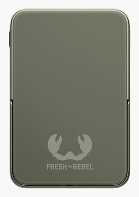 Fresh 'n Rebel 2pbm5000dg batería externa Polímero de litio 5000 mAh Cargador inalámbrico Verde