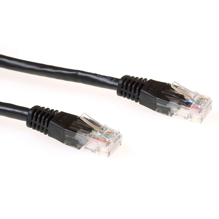 ACT Câble patch CAT6 Noir - Neuf
