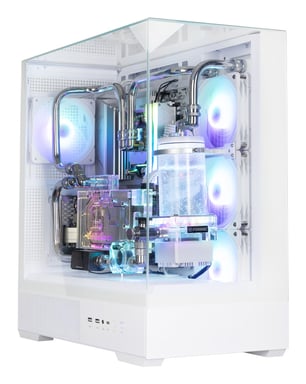 Zalman P40 Prism Plus White Midi Tower Blanc
