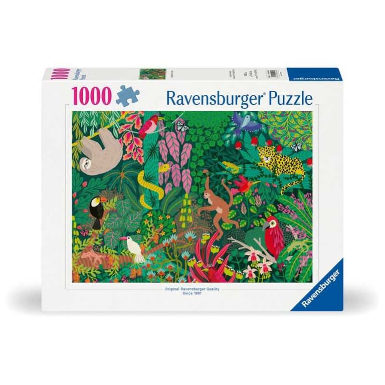 Puzzle 1000 pièces : Forêt tropicale magique Ravensburger France - vue 3