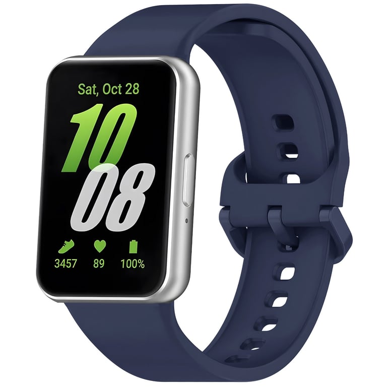 imoshion Bracelet silicone pour Samsung Galaxy Fit 3 - Bleu foncé - Neuf