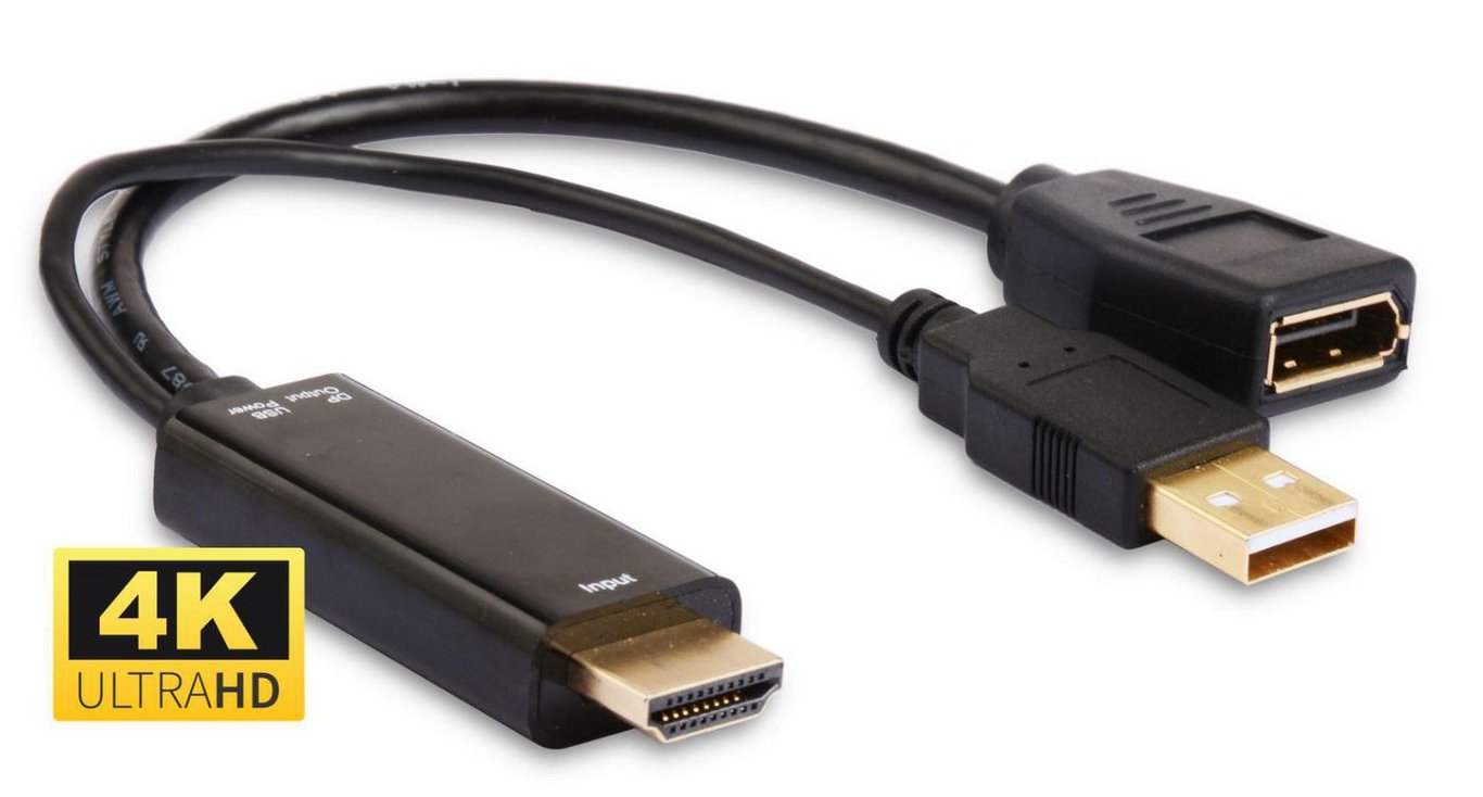 MicroConnect Convertisseur vidéo HDMI DisplayPort - vue 2