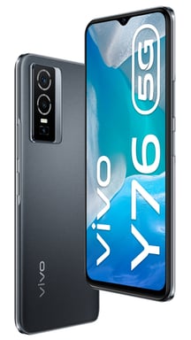 Vivo Y76 (5G) 256 Go, Noir