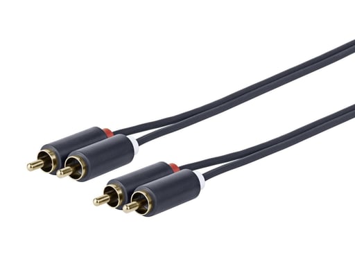 Vivolink PRORCARCA12 cavo audio 12 m 2 x RCA Nero (2 X RCA - 2 X RCA M-M - . - Warranty: 1188M)