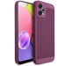 Moozy VentiGuard Coque de téléphone pour Xiaomi Redmi Note 12 Pro 5G, Violet – Housse respirante avec motif perforé pour la circulation de l'air, ventilation, anti-surchauffe