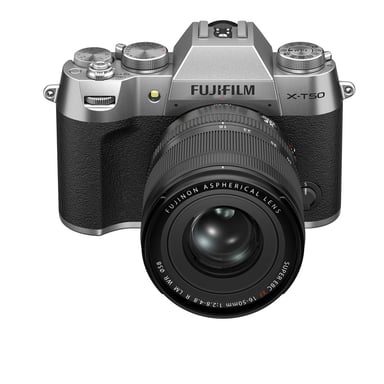 Fujifilm X-T50 Argento + XF16-50mm, fotocamera ibrida