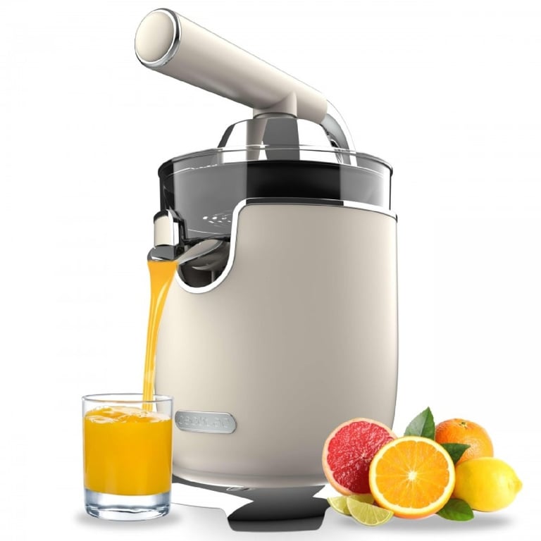 Cecotec Presse agrumes électrique Xqueeze RetroJuice 1000 . Pour oranges et agrumes filtre inox 2 cônes amovibles capacité 500 ml compatible lave vaisselle. - vue 2