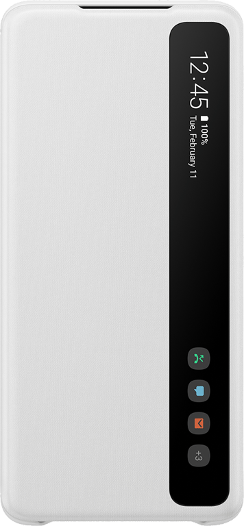 Etui Samsung Galaxy S20+ Clear View Cover - Blanc