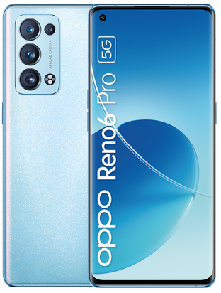 Reno 6 Pro 256 Go, Bleu, débloqué