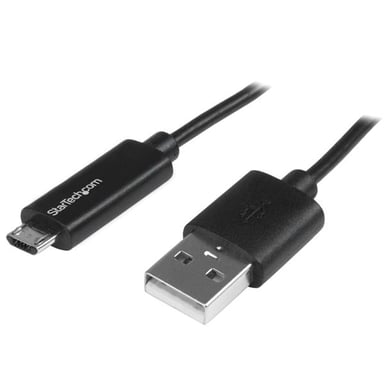 StarTech.com Cable de 1m Micro USB con LED Indicador de Carga