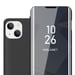 Coque pour Apple iPhone 14 PLUS en TOURMALINE NOIR Clear View Housse de protection Étui de protection miroir avec fonction de support Protection à 360 degrés
