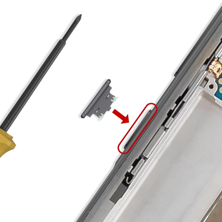 Samsung Bouton Power Original pour Galaxy A36 Marche et Arrêt - vue 3