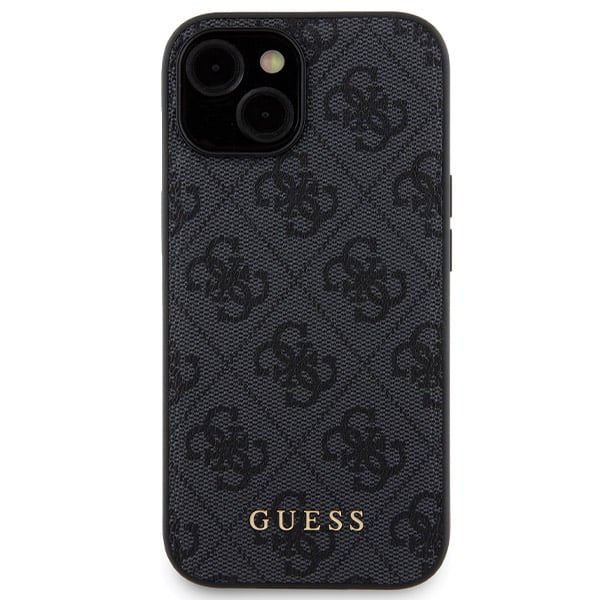 Guess Bundle Pack MagSafe 4G Metal Gold Logo Ensemble coque + Power Bank 5000mAh MagSafe iPhone 15 - vue 7