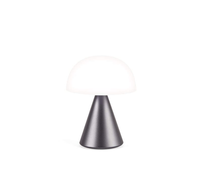 LEXON - Lámpara LED portátil grande - MINA L (GRIS OSCURO)