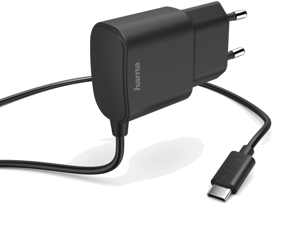 Chargeur, USB Type-C, 2,4 A, noir