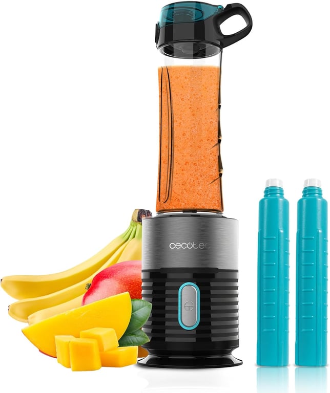 Mini Blender 650?W – 2 Gobelets Sport 600?ml Neuf
