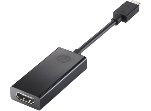 HP USB-C to HDMI Adapter adattatore grafico USB Nero (External videoadapter - New Retail - USB Type-C - HDMI - Warranty 12M)