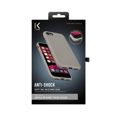 (O) Custodia antiurto in morbido silicone gel per Apple iPhone 12 mini, Rosa sabbia