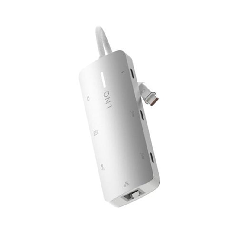 Hub USB C Lnq Multiports 8 en 1 Pro - vue 2
