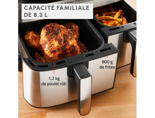 Friteuse Sans Huile Moulinex EZ905D20 – 8,3L, 2450W, 8 Programmes Automatiques - vue 7