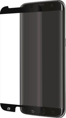 Protector de pantalla avanzado de cristal templado de borde a borde para Samsung Galaxy S7 Edge, Negro