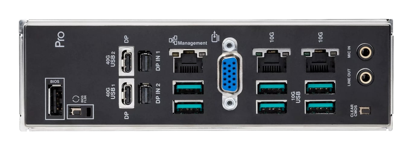 ASUS Pro WS WRX90E SAGE SE - vue 4