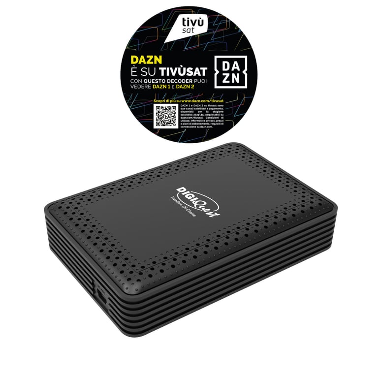 Digiquest RICD1248 TV set-top boxe Satellite Full HD Noir - Neuf