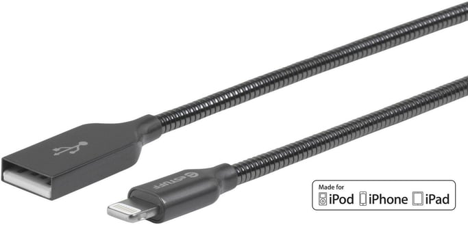 eSTUFF ES601165 câble Lightning 1,5 m Gris