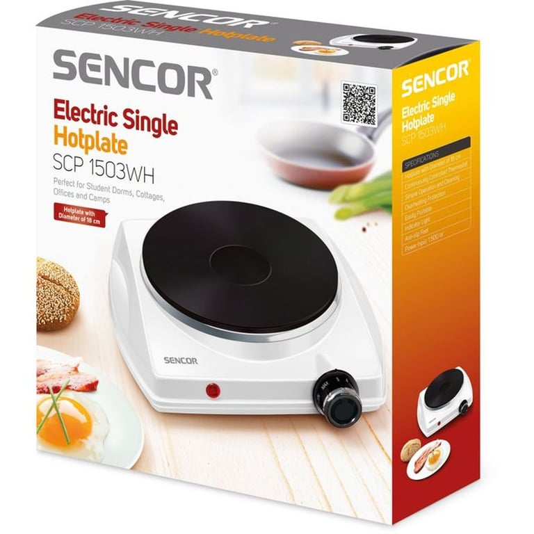 Plaque de cuisson électrique SENCOR SCP 1503WH EUE4 1 foyer - vue 4